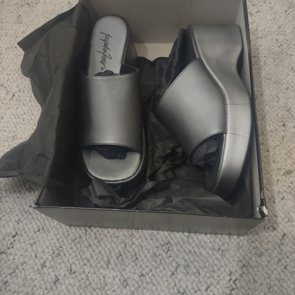 Two Pairs of Jacqueline Ferrar Female Mules